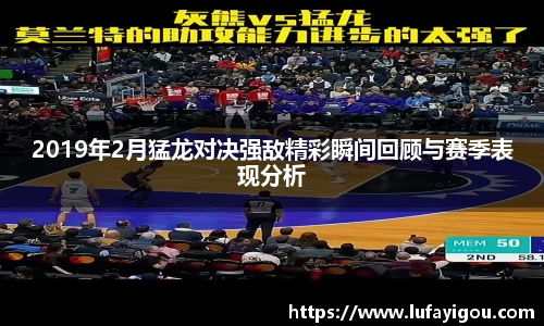 2019年2月猛龙对决强敌精彩瞬间回顾与赛季表现分析